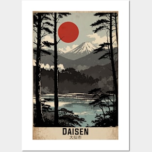 Daisen Japan Vintage Poster Tourism Posters and Art